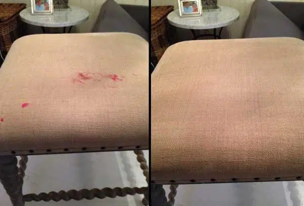 Emergency Spills on Upholstery